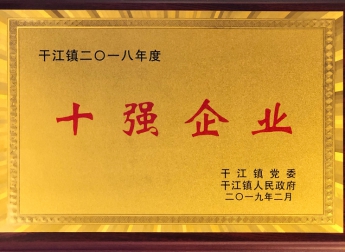 Ganjiang Town Top Ten Enterprises in 2018